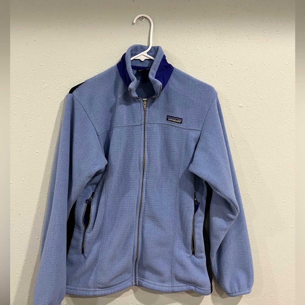 Patagonia Polartec Women’s Blue Fleece Zip Up M Regular